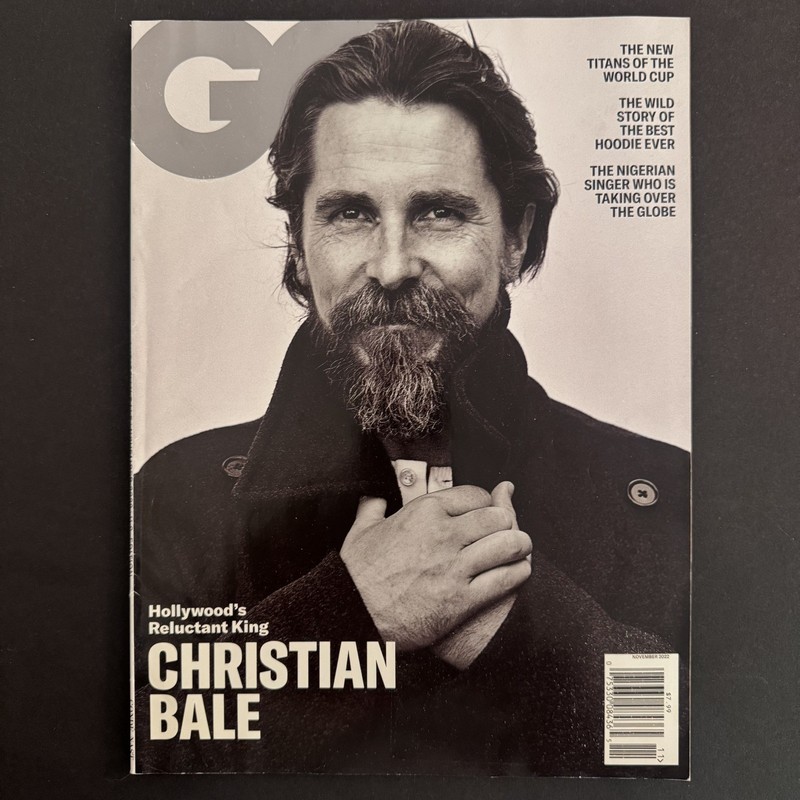 GQ MAGAZINE November 2022 CHRISTIAN BALE Fashion DANIEL RADCLIFFE World Cup MORE
