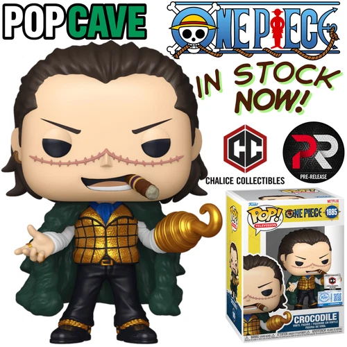 Funko Pop Cave ONE PIECE: CROCODILE Chalice Exclusive Pre-Release FREE BONUS