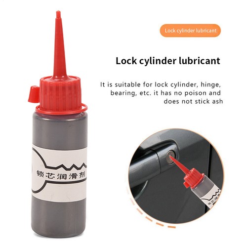 Graphite Fine Powder Lubricant for Lock Locksmith Cylinder Car Padlock 60ml - Picture 2 of 11