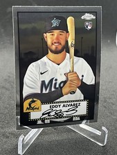 EDDY ALVAREZ Miami Marlins - 2021 Topps Chrome Platinum Anniversary #135 RC
