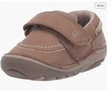 Stride Rite Boys' Soft Motion Wally Athletic Sneaker, Brown, 3 W US-Infant
