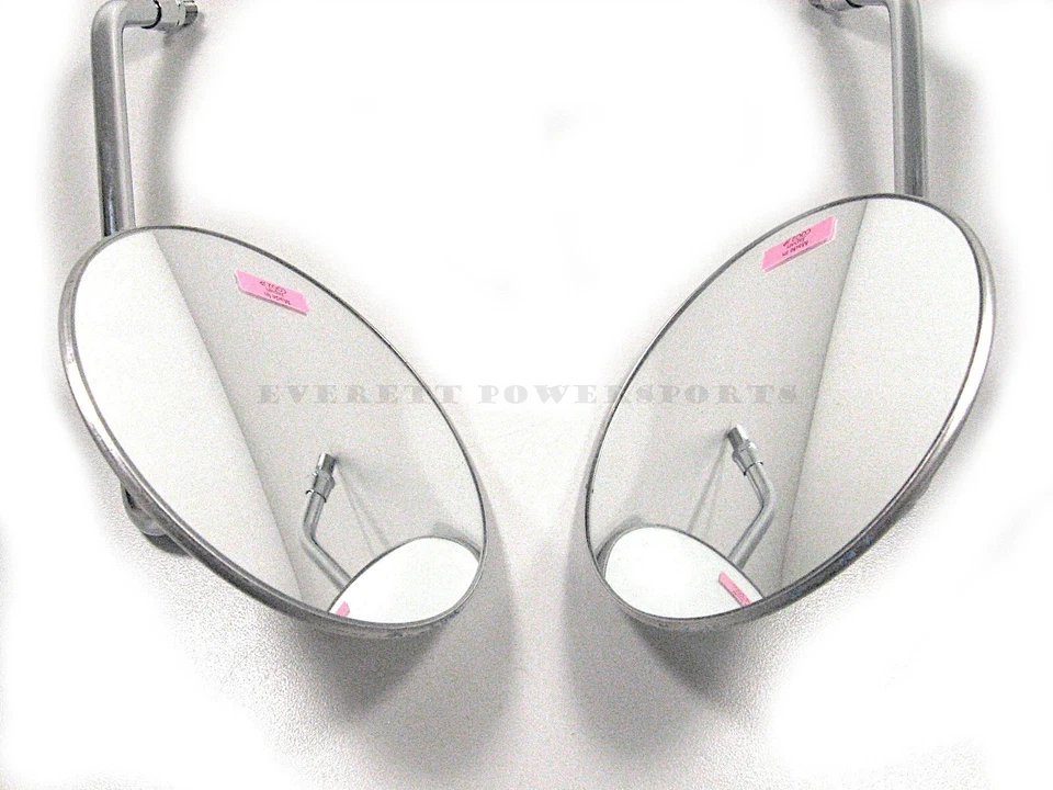 Mirror Set XL100-500 CB200-750 CL200-450 GL1000 CX500 OEM Honda (See Desc)#a46 - Image 3 of 4