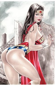 art sexy wonder woman