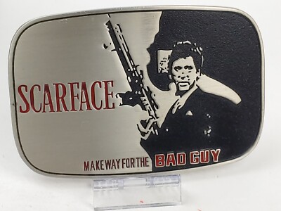 SCARFACE Metal Belt Buckle 4.5