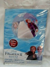 NEW Walt Disney Frozen Princess Elsa and Anna HUGE 20" INFLATABLE BEACH BALL-New