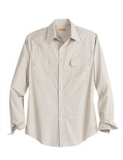 Tin Haul Western Shirt Mens L/S Tribal Snaps Brown 10-001-0064-0712 BR