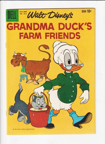 Four Color #1010 -Walt Disney Grandma Duck's Farm Friends Donald Duck CARL BARKS - 第 1/2 張圖片