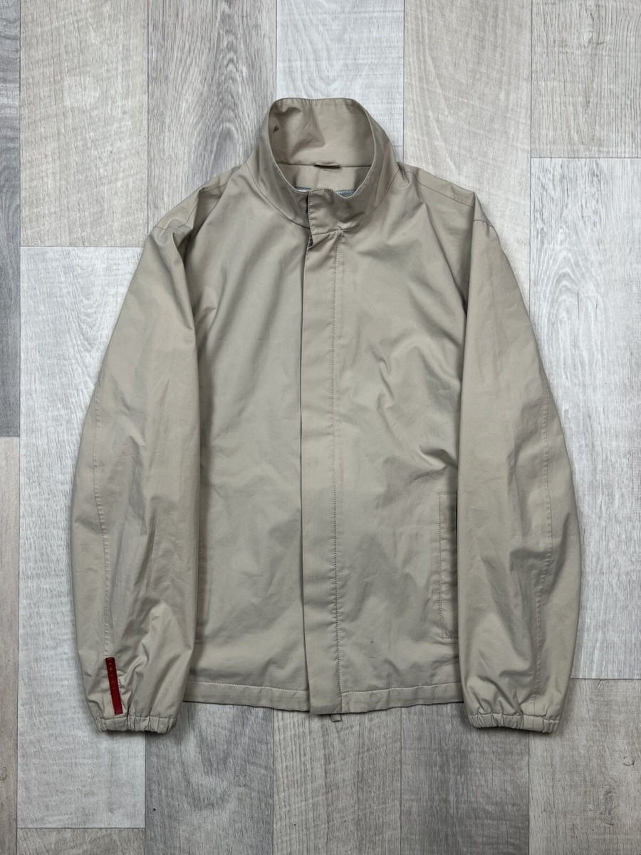Men's Vintage Prada Gore Tex Jacket With Nylon Hood Size IT