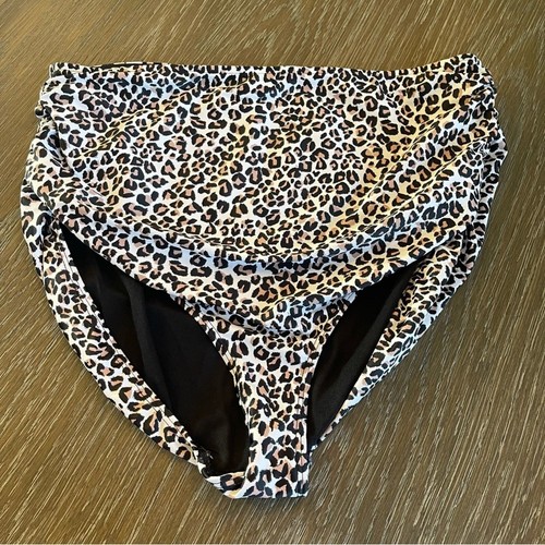Albion Cheetah Print Swim Bikini Bottoms XXL - Picture 3 of 8