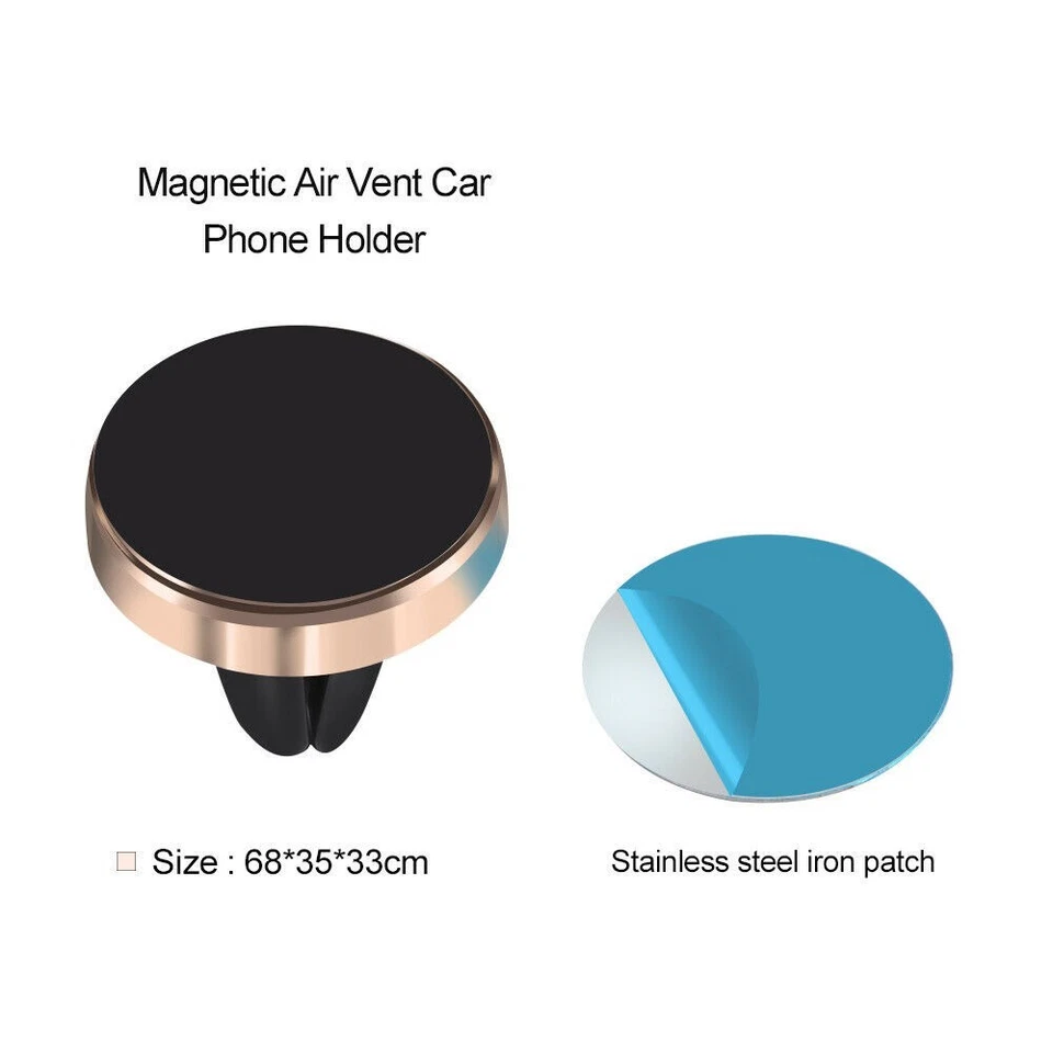 Universal Air Vent Magnetic Cell Phone Car Holder Mount Clip For Mobile Phones - Image 3 of 4