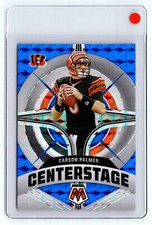 2022 Panini Mosaic Center Stage Blue #CS15 Carson Palmer /99 Cincinnati Bengals