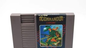 Commando for Nintendo NES &ndash; 5-Screw Authentic Game Cartridge (1986)