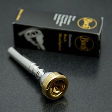 Genuine Bach 24K Gold Rim  Cup Trumpet Mouthpiece, 20C NEW Ships Fast 