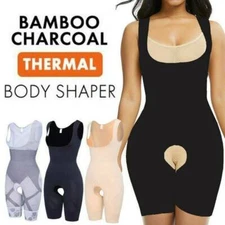 Women Full Body Shaper Smooth Tummy Control Underbust Waist Trainer Shapewear