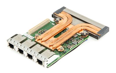 DELL X550-T4 Quad Port 10G RJ45 Ethernet Daughter Adapter - 064PJ8 / 64PJ8
