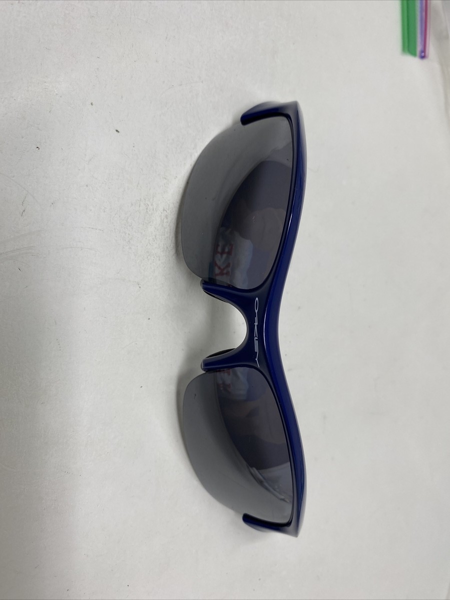 OAKLEY 03-903 63mm NAVY BLUE WITH GRAY MIRROR LENS Q254 | eBay
