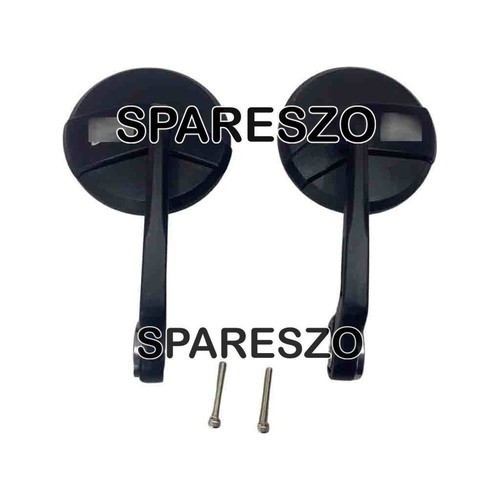 "BAR END MIRROR, BLACK" FIT FOR ROYAL ENFIELD SHOTGUN 650 & BEAR 650 - Picture 3 of 18