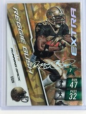 2010 Adrenalyn XL Extra Autographs Saints Football Card #ES20 Reggie Bush
