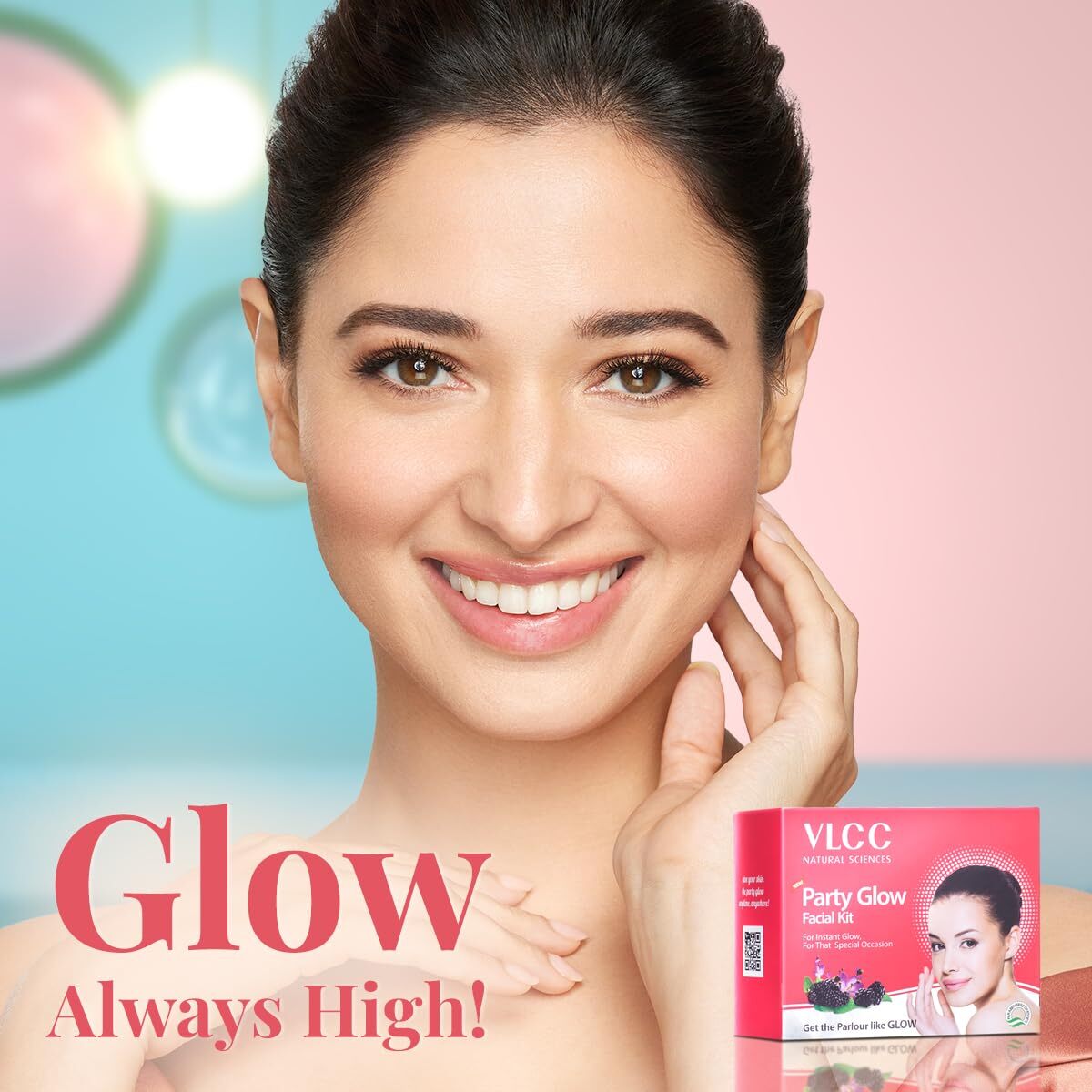 VLCC Party Glow Facial Kit for Instant Glow 60gm Makes your skin soft