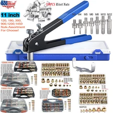220/1000/1450 Nuts Rivet Gun Kit Rivnut Thread Setting Tool Nut Setter NutSert
