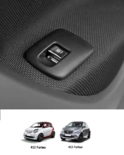 Smart Car Fortwo, Forfour Door Window Switch Chrome Trim Set, 4-Pc Set, 2009-202