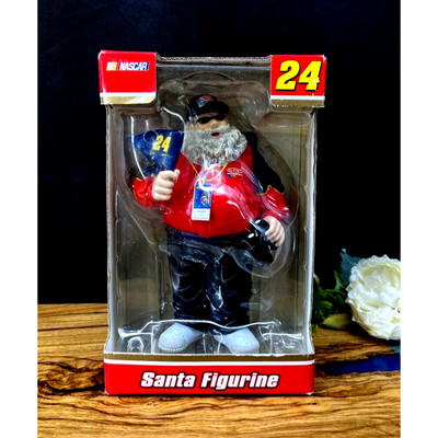 2005 NASCAR Jeff Gordon #24 Dupont 8'' Santa Claus Christmas Figuirine by TREVCO