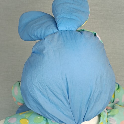 EURO PLAY Hase mit Brille ❤️ Knautschi Ballonseide Vintage Stofftier Kuschel - Bild 4 von 7