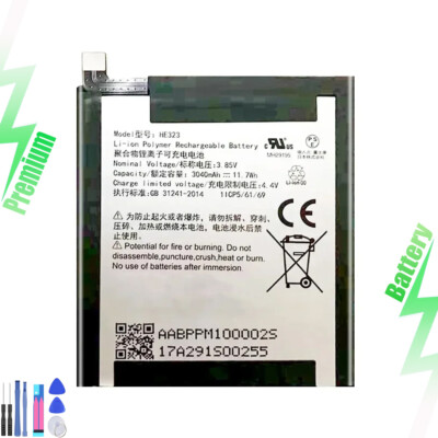HE323 Battery For Essential Phone PH-1 A11 Replacement 3040mAh 11.7Wh 3.85V Tool