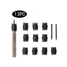 13PC 3/8" Double Sided Spot Weld Cutter Remover Drill Bit Welder Cut Rotary Kit