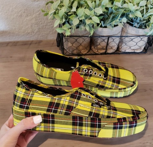 patent plaid old skool platform