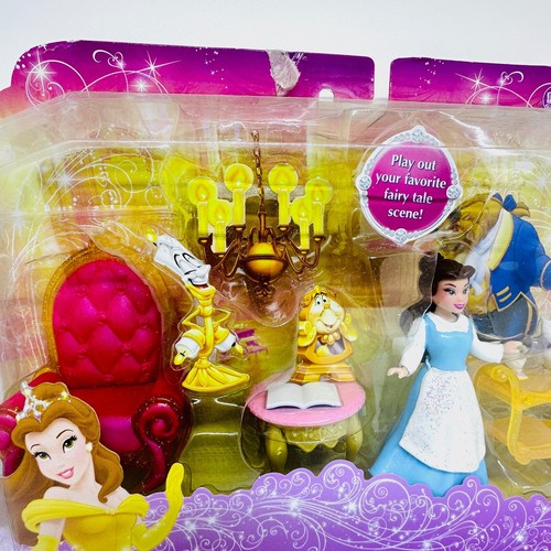 Disney Principessa Belle Beaty e la Bestia Scena delle Fiabe Mattel, 2010 - Foto 3 di 9
