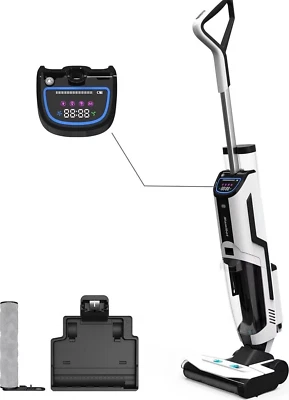 Akku Nass Trockensauger Waschsauger Selbstreinigung Weiß LED - Mamibot FLOMO I