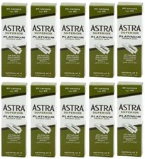 1000 pcs Astra Superior Platinum Double Edge Shaving Razor Blades+Free Razor