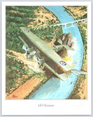 Keystone LB-5 Keystone US Air Force Light Bomber c1991 Fellows Ferguson Print
