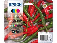 4 Epson Druckerpatronen Tinte 503 Xl Bk 503 C / M / Y Multipack