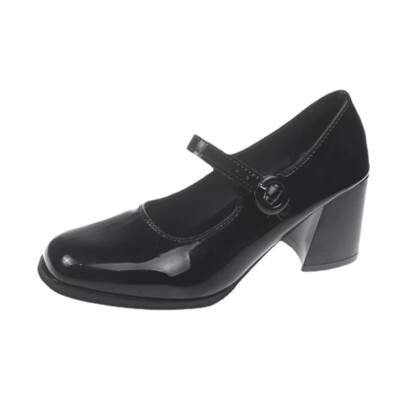 ドレスシューズ・革靴・ビジネスシューズ ^SALT&CHOCOLATE^ Square toe Mary Jane pumps 412311003 6cm3co Amazon.com: Mary Jane Shoes Women Square Toe High Heel
