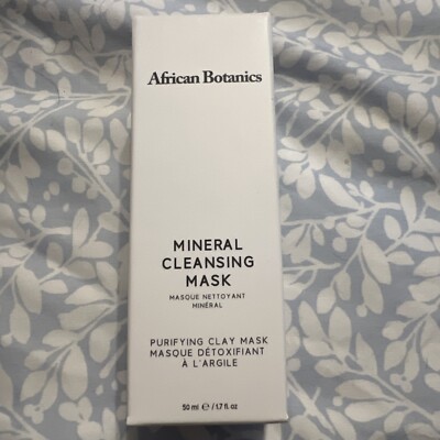 African Botanics Mineral Cleansing Mask 1.7 oz TRAVEL SIZE NWOB New SEALED