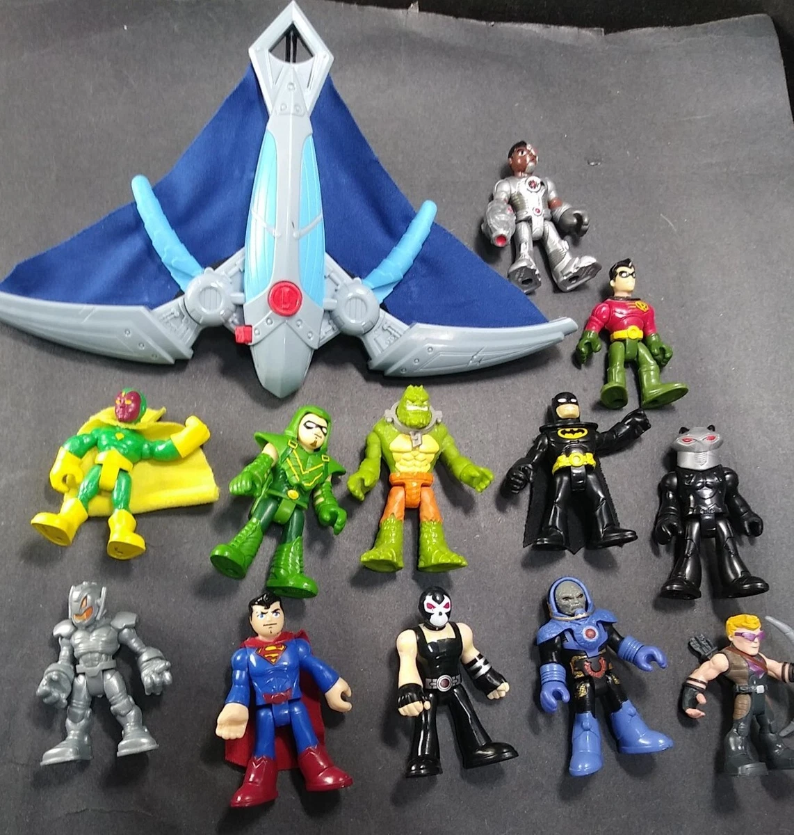 Lot of Imaginext Action Figures playskool super heroes DC Marvel