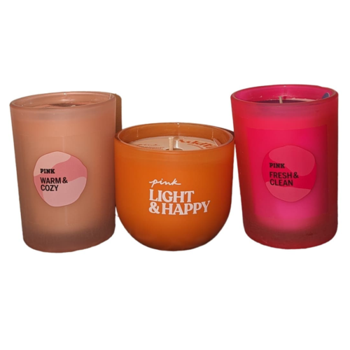 New Victoria's Secret PINK Fragrance Candle bundle - Picture 1 of 2