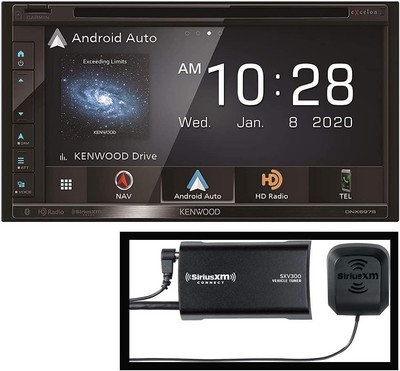Kenwood DNX697-SXM Set of DNX697S 6.8 Inch GPS DVD Receiver Plus SXV300V1 Tuner