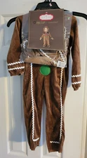 Size 2T - 4T Trim a Home Gingerbread Man Jumpsuit Christmas Costume 2010