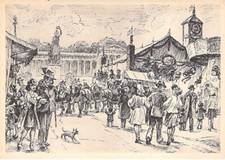 München AK Oktoberfest Künstler Zeichnung Ansichtskarte Verlag Meindl Kittsteine