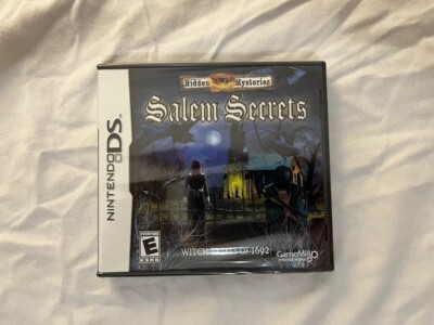 Hidden Mysteries: Salem Secrets - Witch Trials of 1692 (Nintendo DS, 2010)
