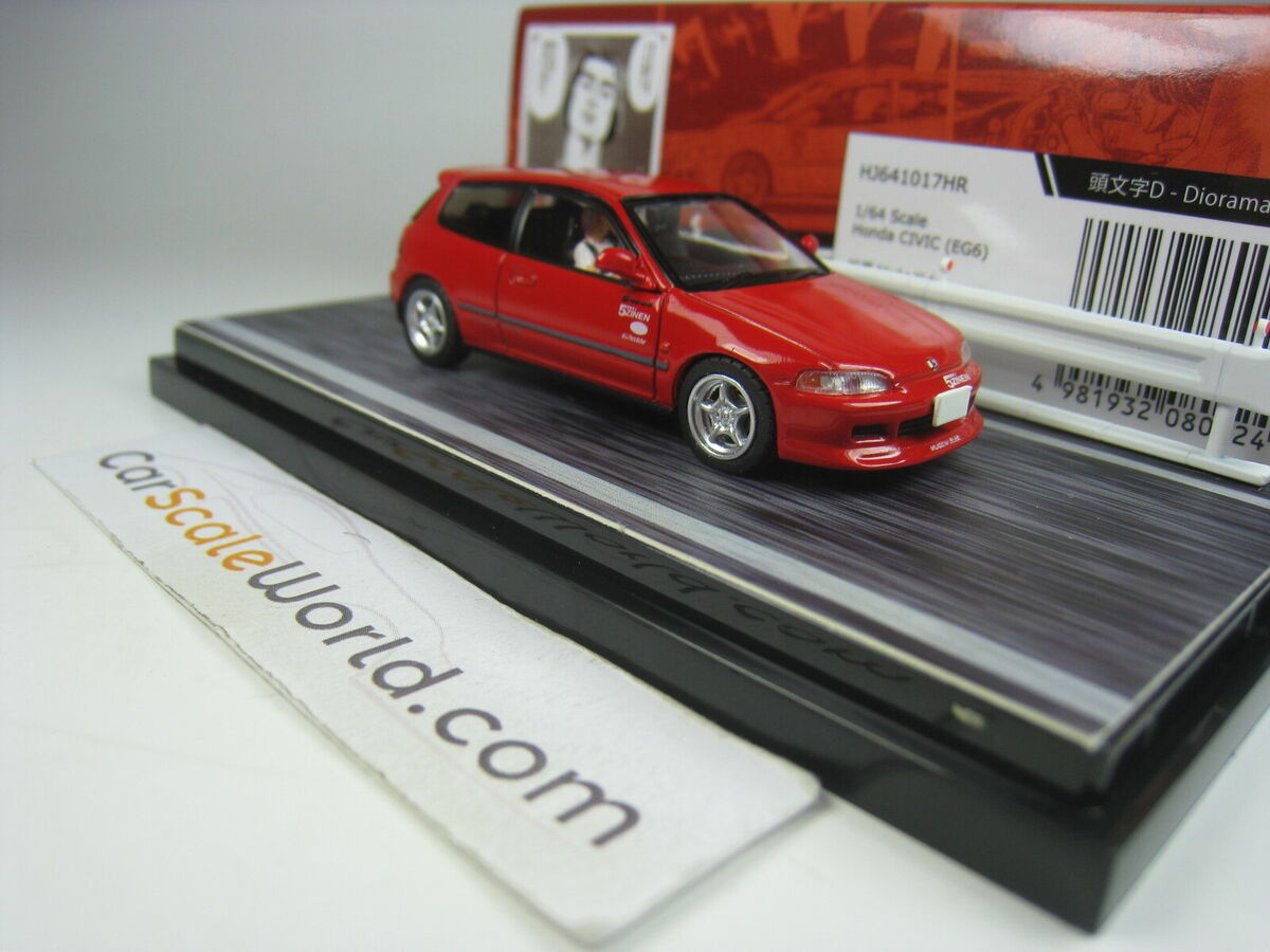 頭文字D ホンダシビックEG6 1/64スケール HONDA CIVIC EG6