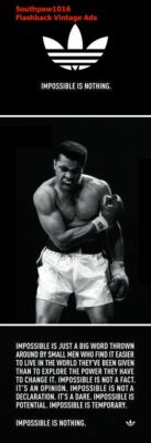 adidas advertisement impossible is nothing