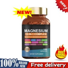 Magnesium Complex 700mg - 12-in-1 Magnesium -Supplement 120 counts 0.10 per thousand milligrams