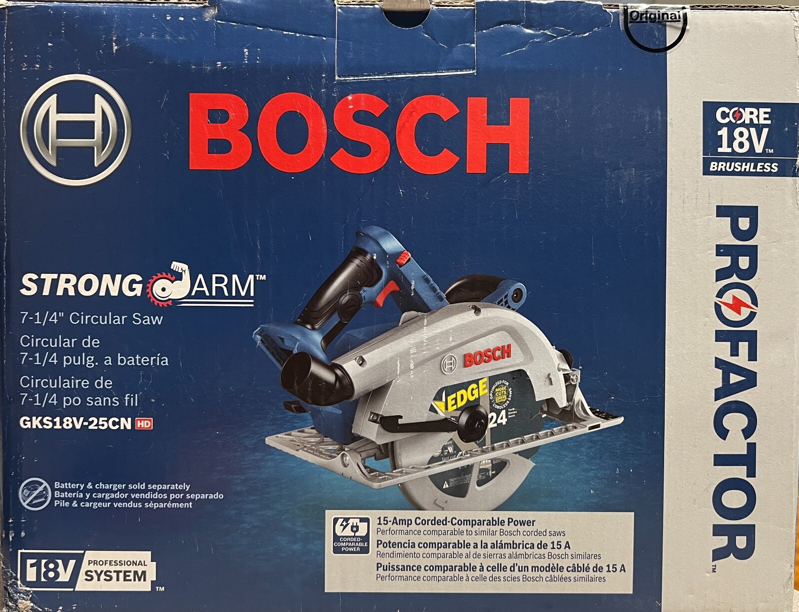 Bosch PROFACTOR Strong Arm 7-1/4" Circular Saw 18V Bare Tool
