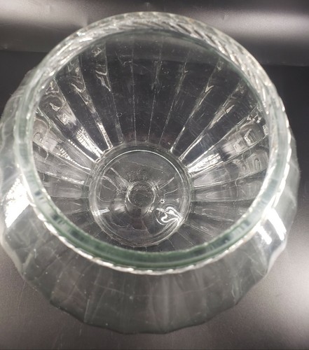 Vintage 1924 Hoosiers Sellers Colonial Cracker Jar Depression Glass - Picture 4 of 9