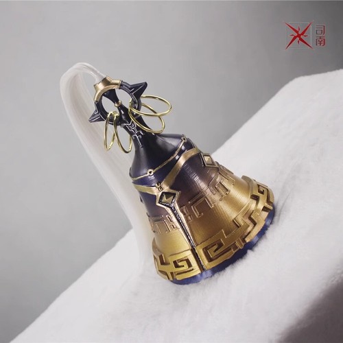 Anime Genshin Impact Haagentus Zhongli Cleansing Bell Halloween Cosplay Props - Picture 3 of 7