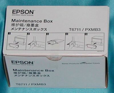 Genuine Epson WF-3540DTWF WF-7210 Maintenance tank box cartridge T6711 T671100 | eBay